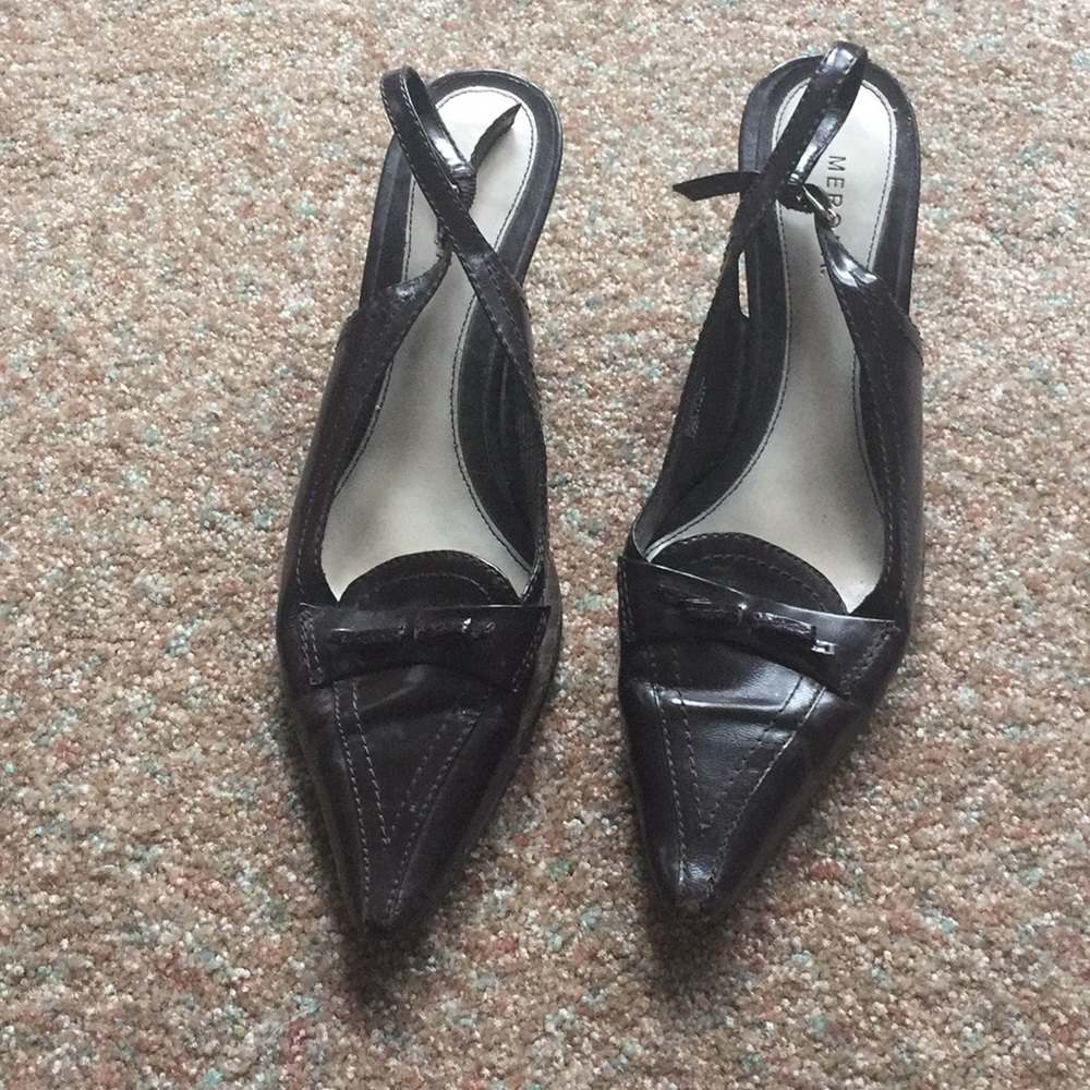 Sling back heels
